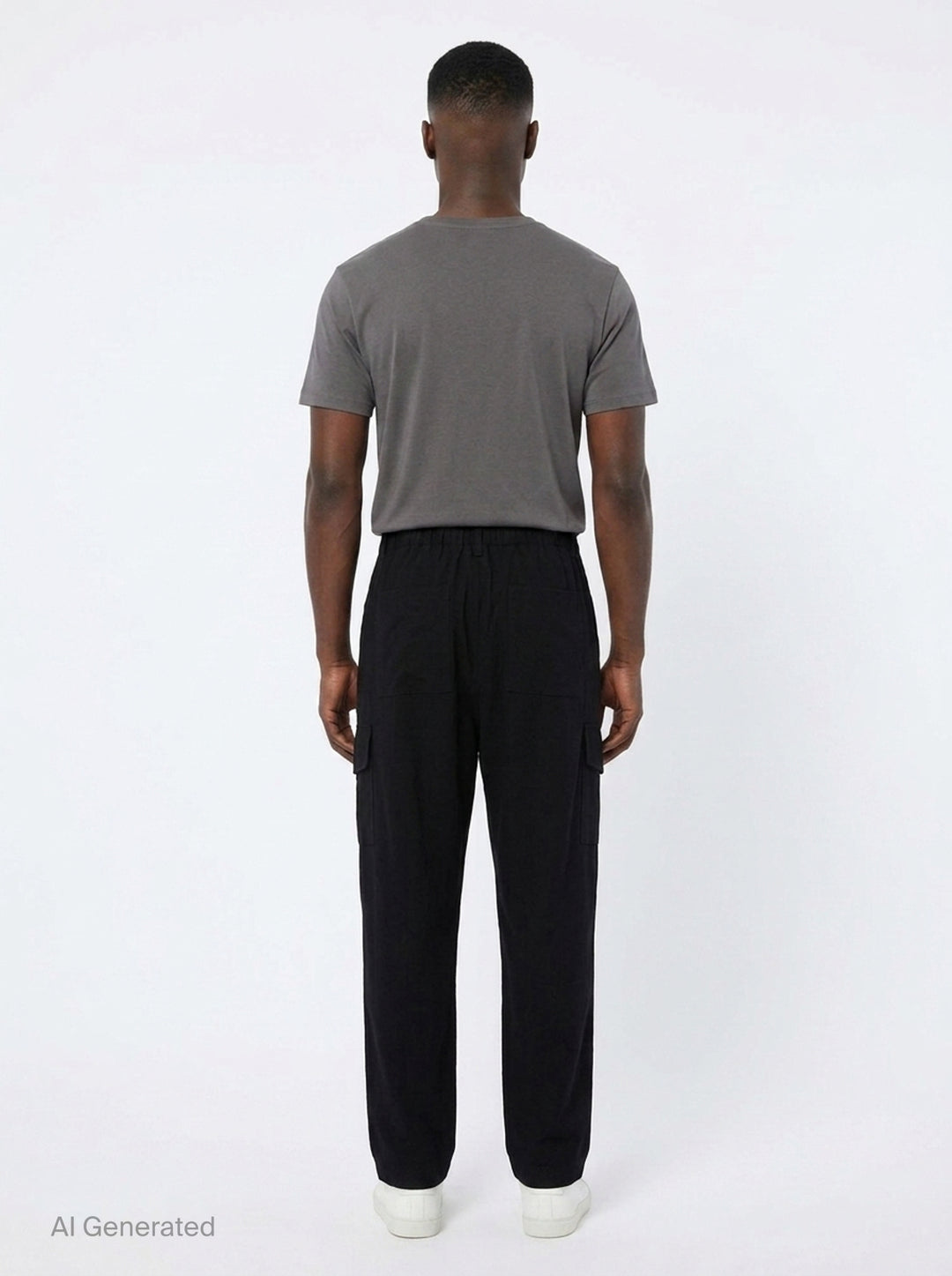 Gusset Cargo Pants | Yohji Yamamoto | Club21 - back