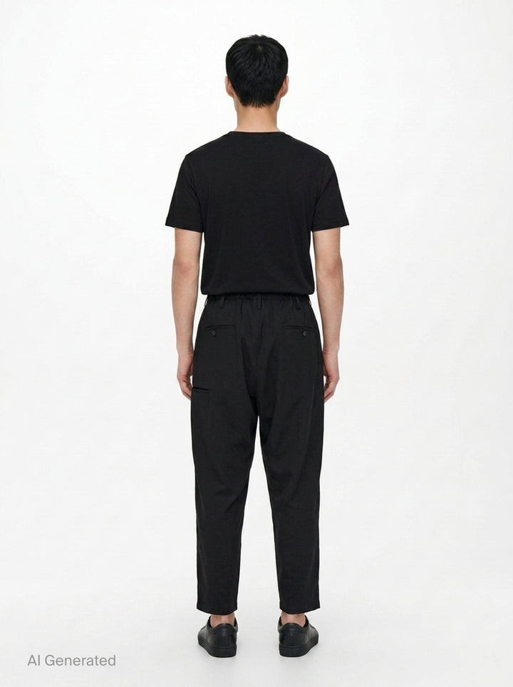 New Standard String Pants | Yohji Yamamoto | Club21 - back