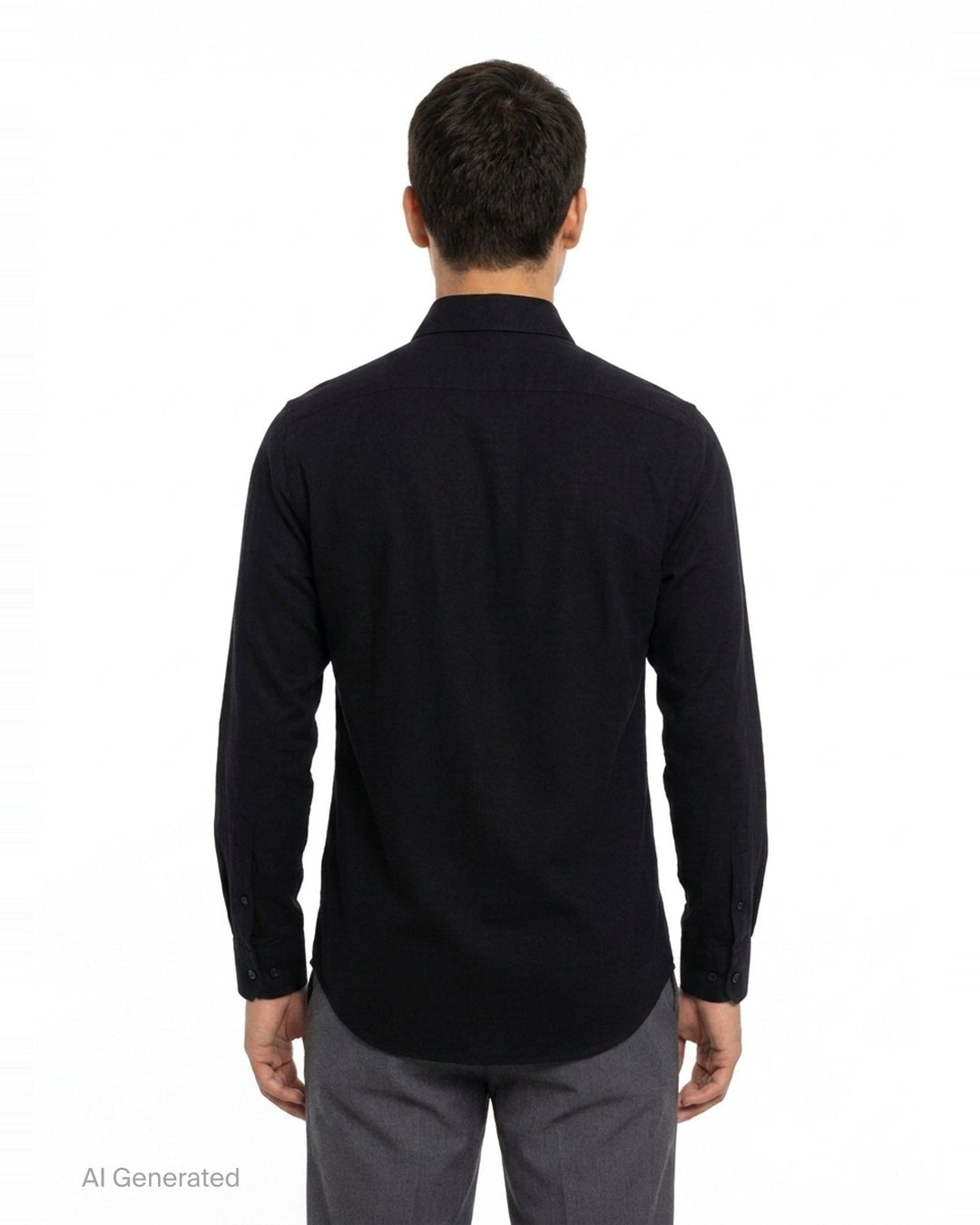 Scarf Collar Long Sleeve Blouse | Yohji Yamamoto | Club21 - back