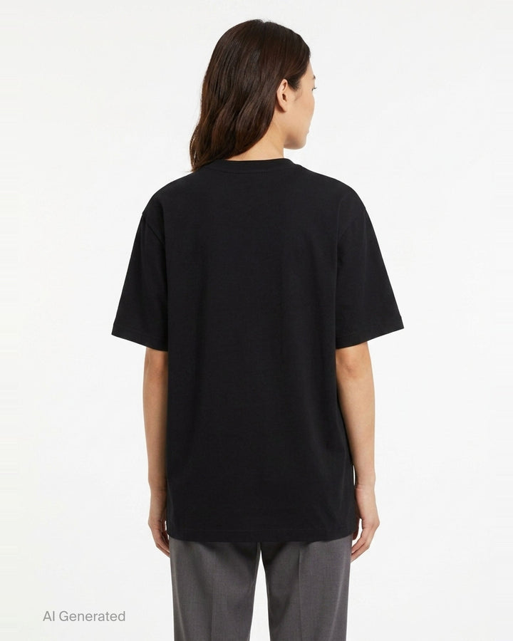 Short Sleeve Printed Tee | Yohji Yamamoto | Club21 - back