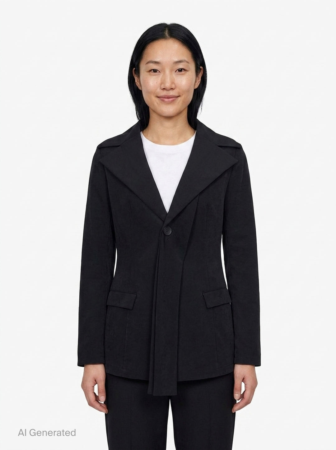 Stole Detail Single Jacket | Yohji Yamamoto | Club21 - front