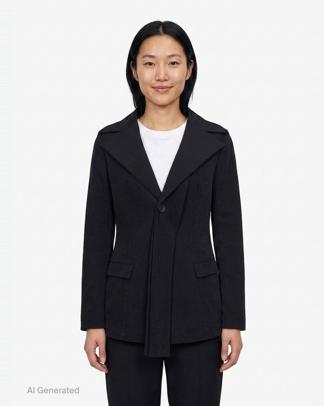 Stole Detail Single Jacket | Yohji Yamamoto | Club21 - front