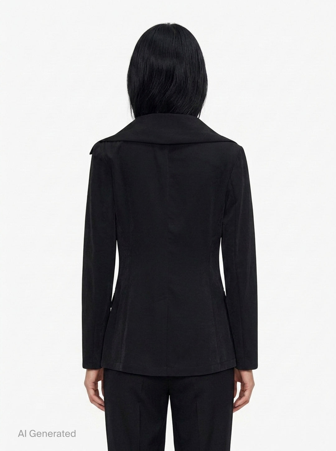Stole Detail Single Jacket | Yohji Yamamoto | Club21 - back