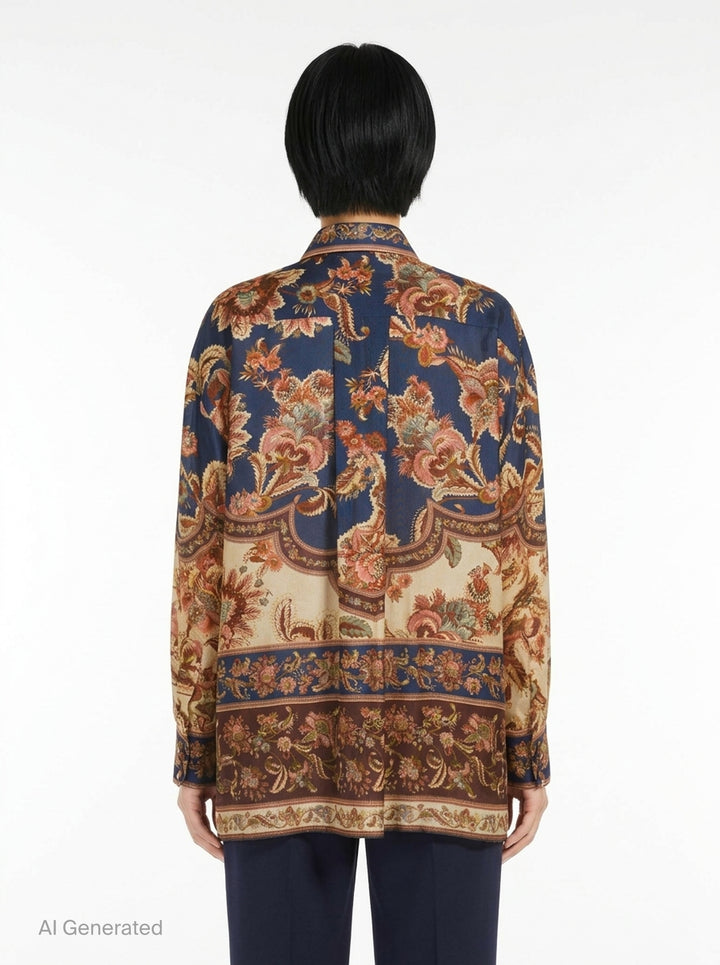 Aster Relaxed Shirt | Zimmermann | Club21 - back