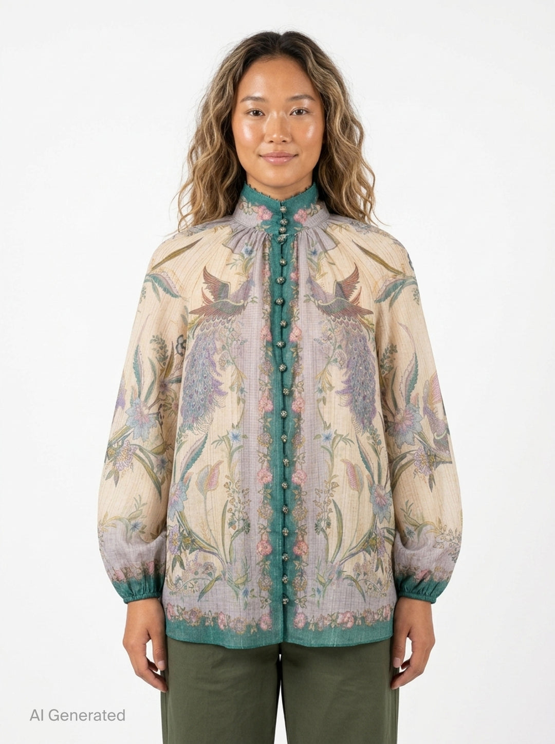 Indra Billow Blouse | Zimmermann | Club21 - front