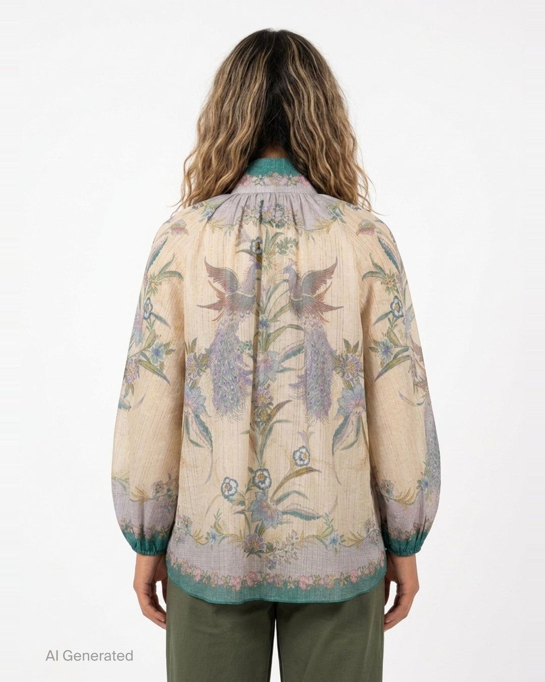 Indra Billow Blouse | Zimmermann | Club21 - back