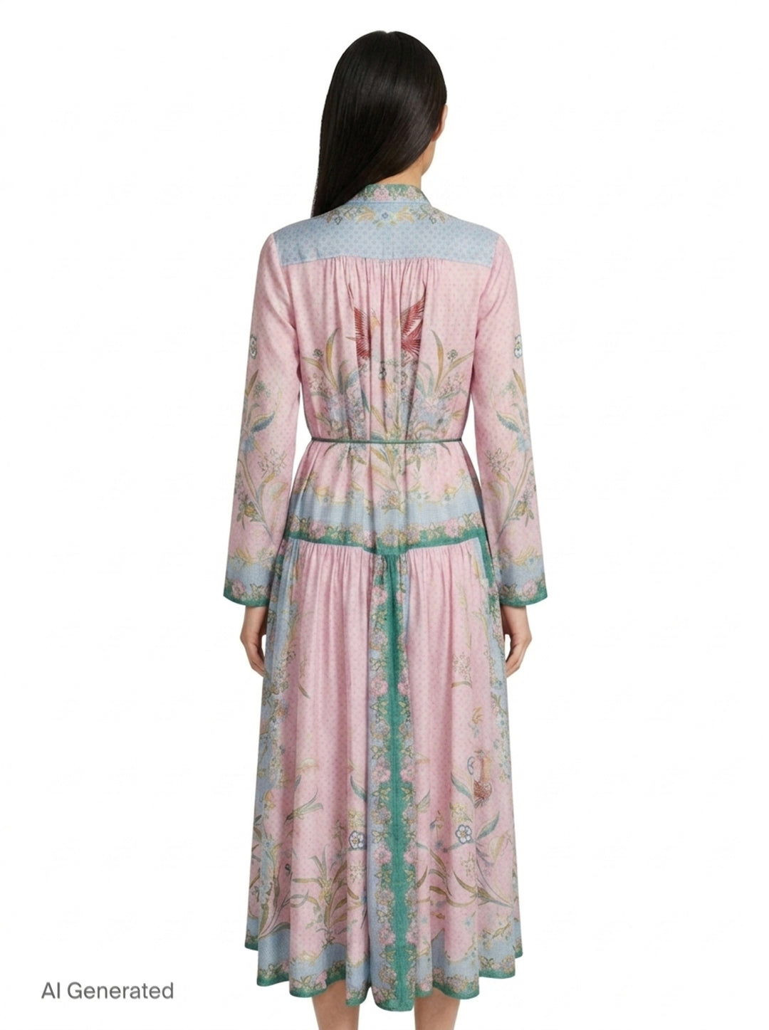 Indra Long Sleeve Maxi Dress | Zimmermann | Club21 - back