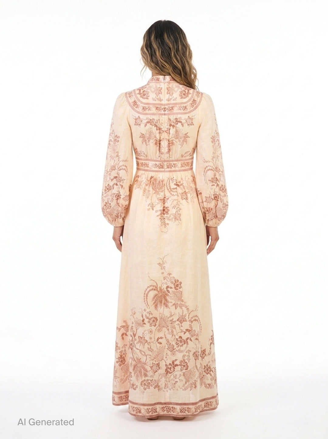 Indra Plunge Midi Dress | Zimmermann | Club21 - back