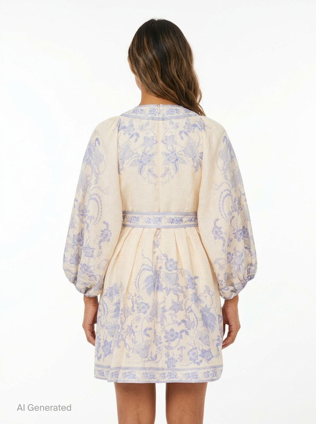 Indra Plunge Mini Dress | Zimmermann | Club21 - back