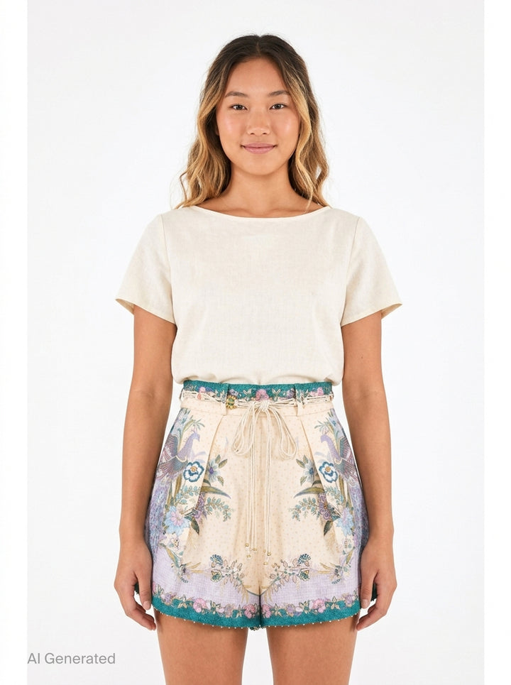 Indra Tuck Short | Zimmermann | Club21 - front