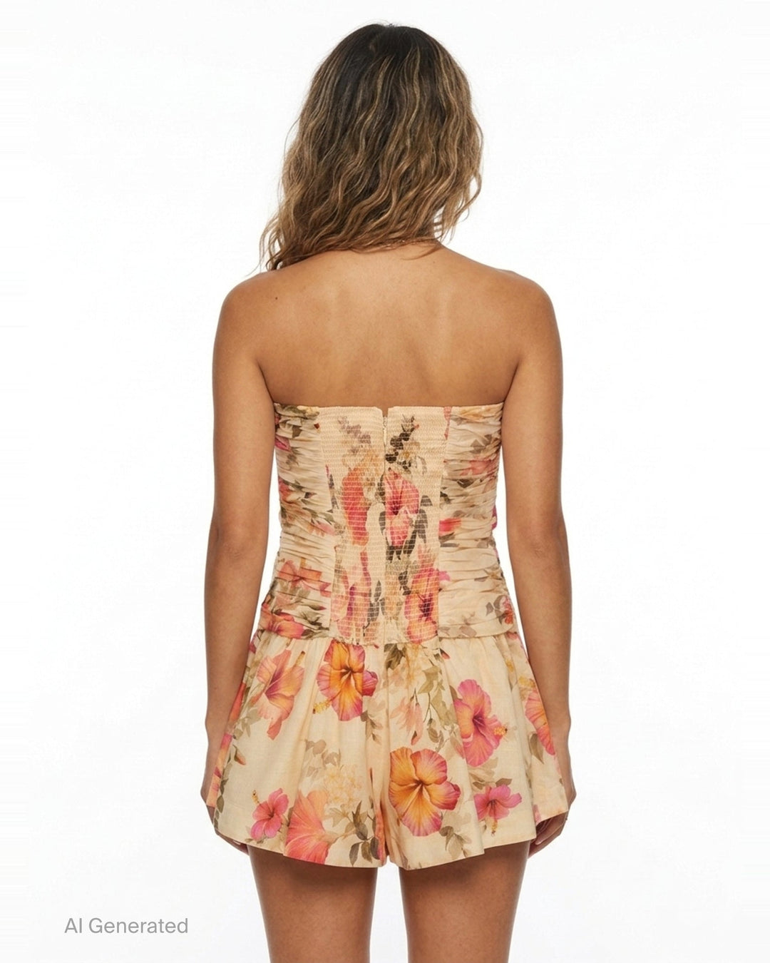 Mahon Floral Playsuit | Zimmermann | Club21 - back