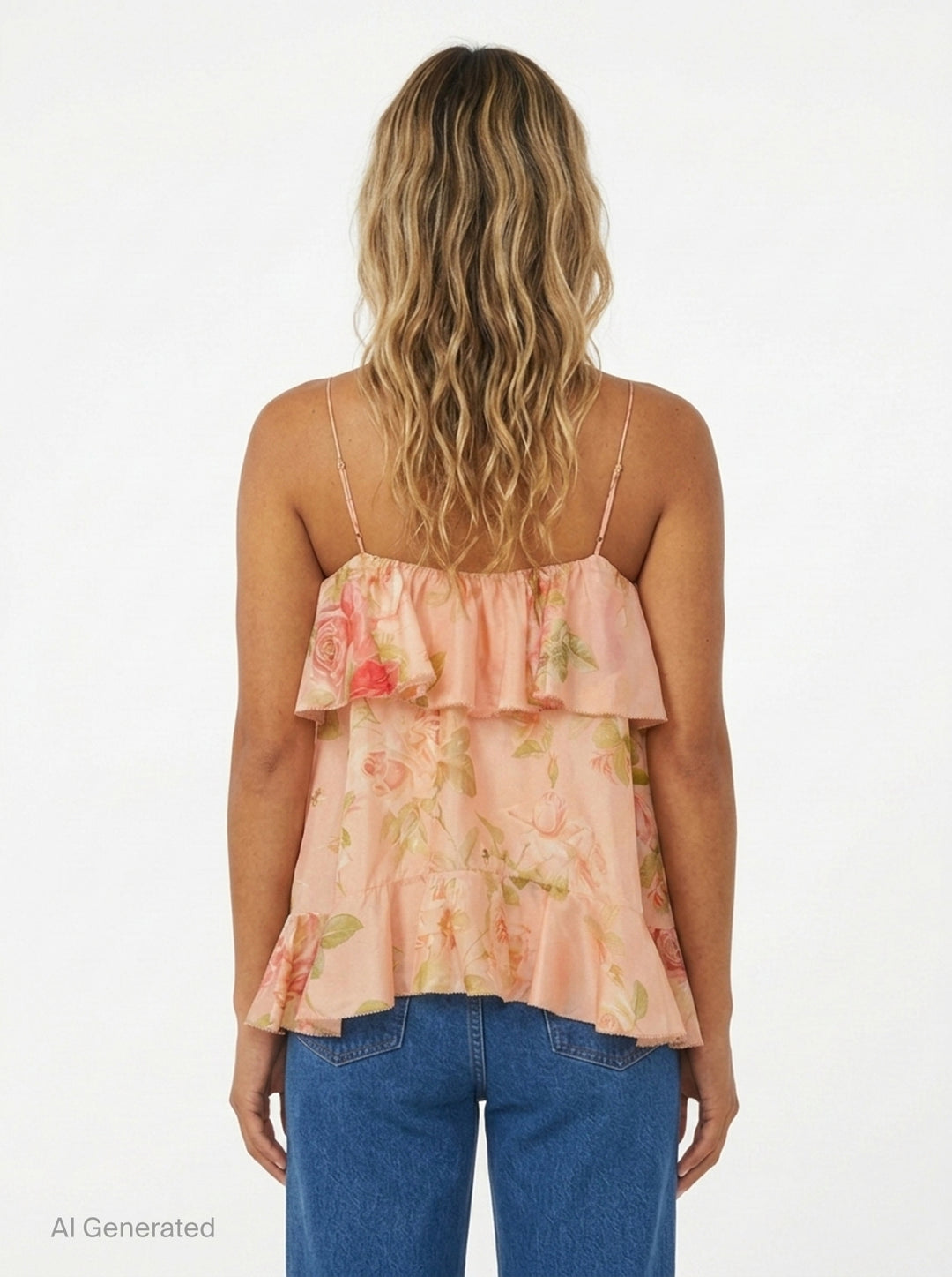 Roselight Frill Cami Top | Zimmermann | Club21 - back