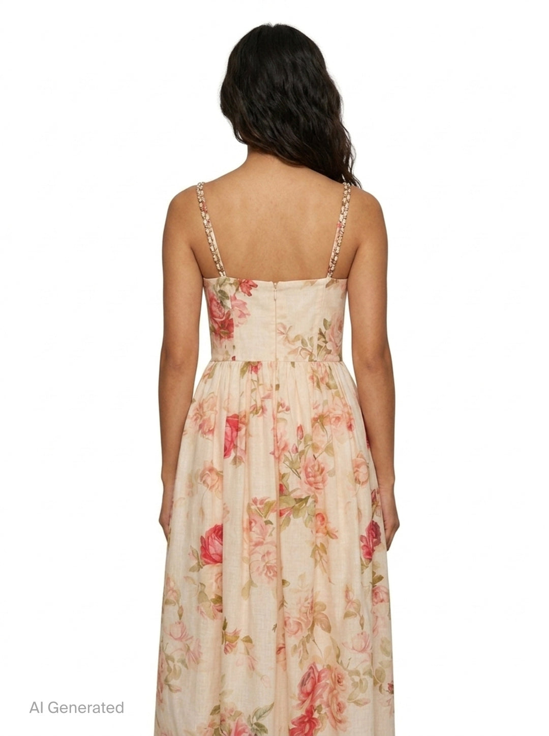 Roselight Picnic Maxi Dress | Zimmermann | Club21 - back