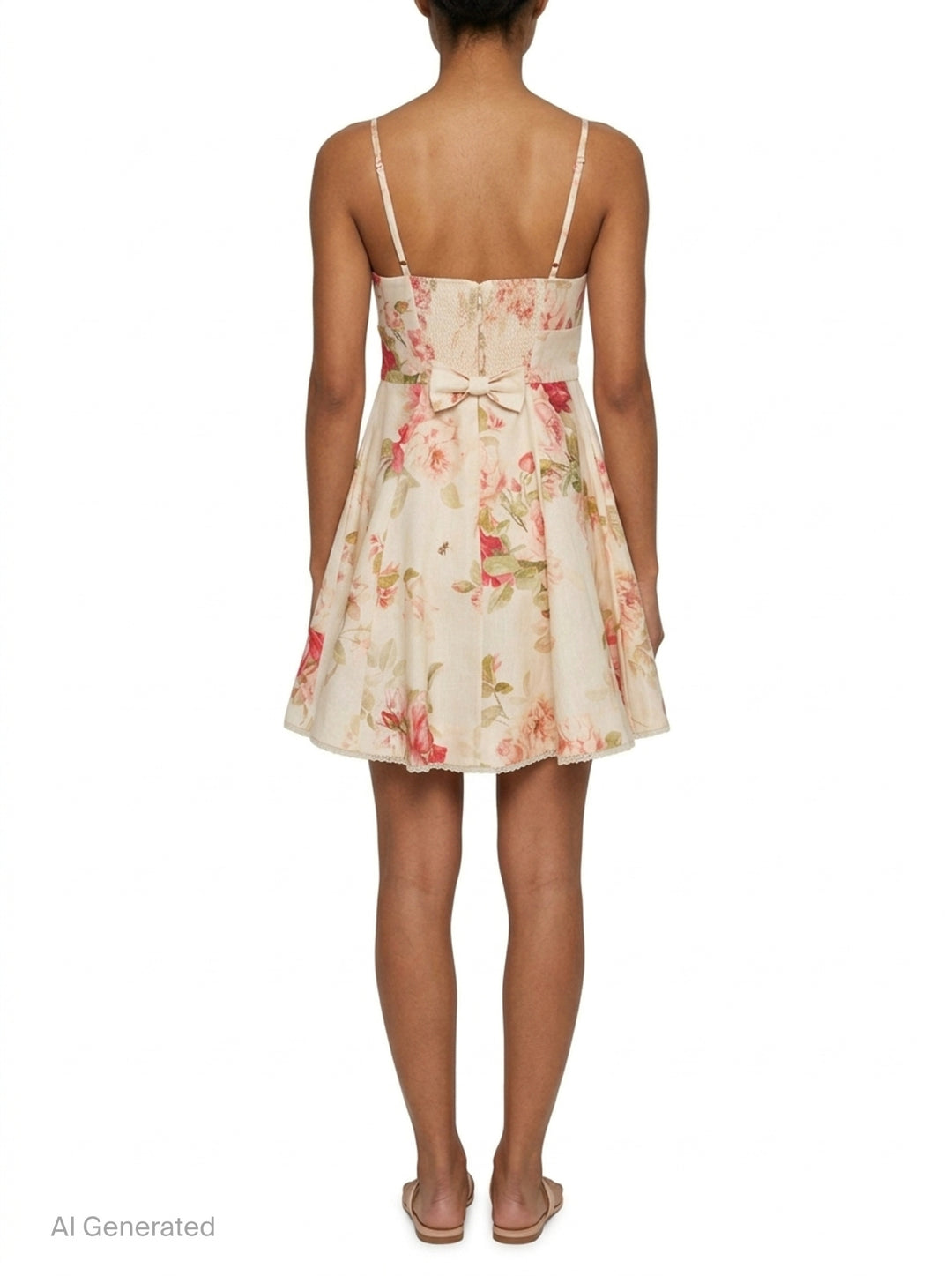 Roselight Picnic Mini Dress | Zimmermann | Club21 - back
