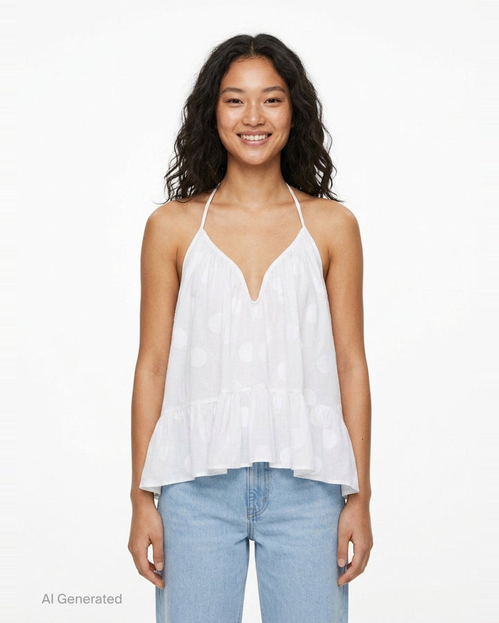 Solstice Halter Mini Top | Zimmermann | Club21 - front