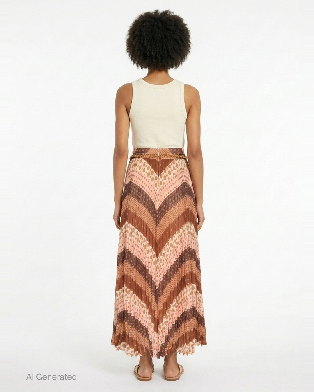 Sunray Pleated Maxi Skirt | Zimmermann | Club21 - back