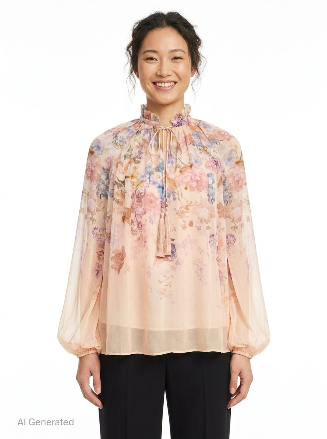 Valiant Billow Blouse | Zimmermann | Club21 - front