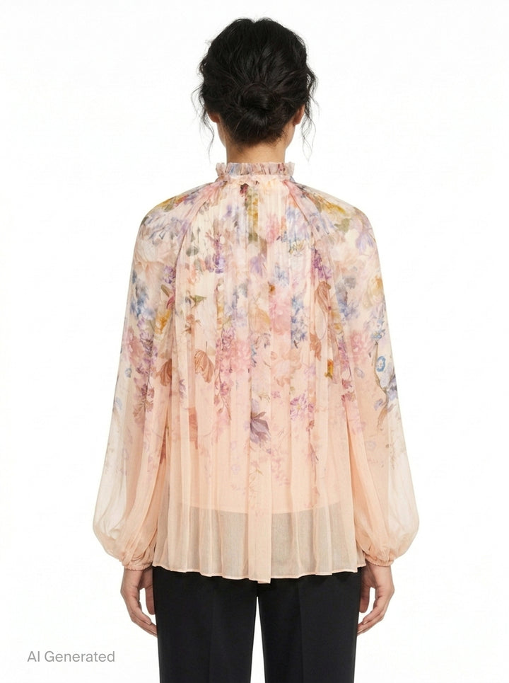 Valiant Billow Blouse | Zimmermann | Club21 - back