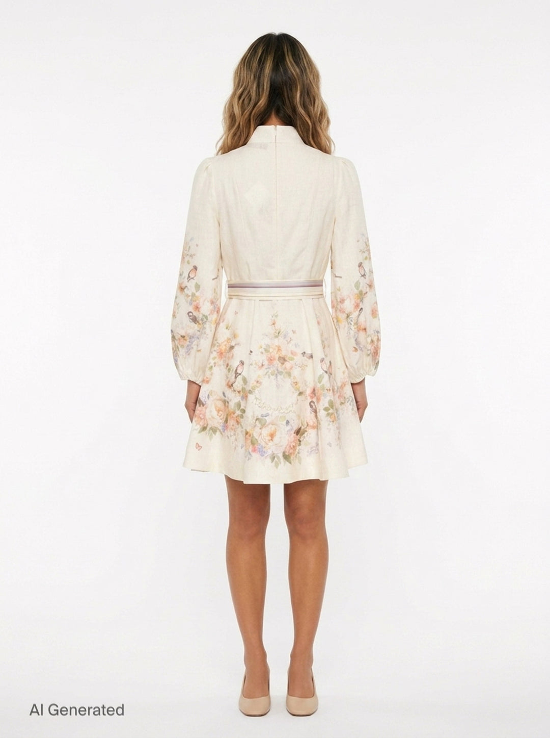 Valiant Button Mini Dress | Zimmermann | Club21 - back