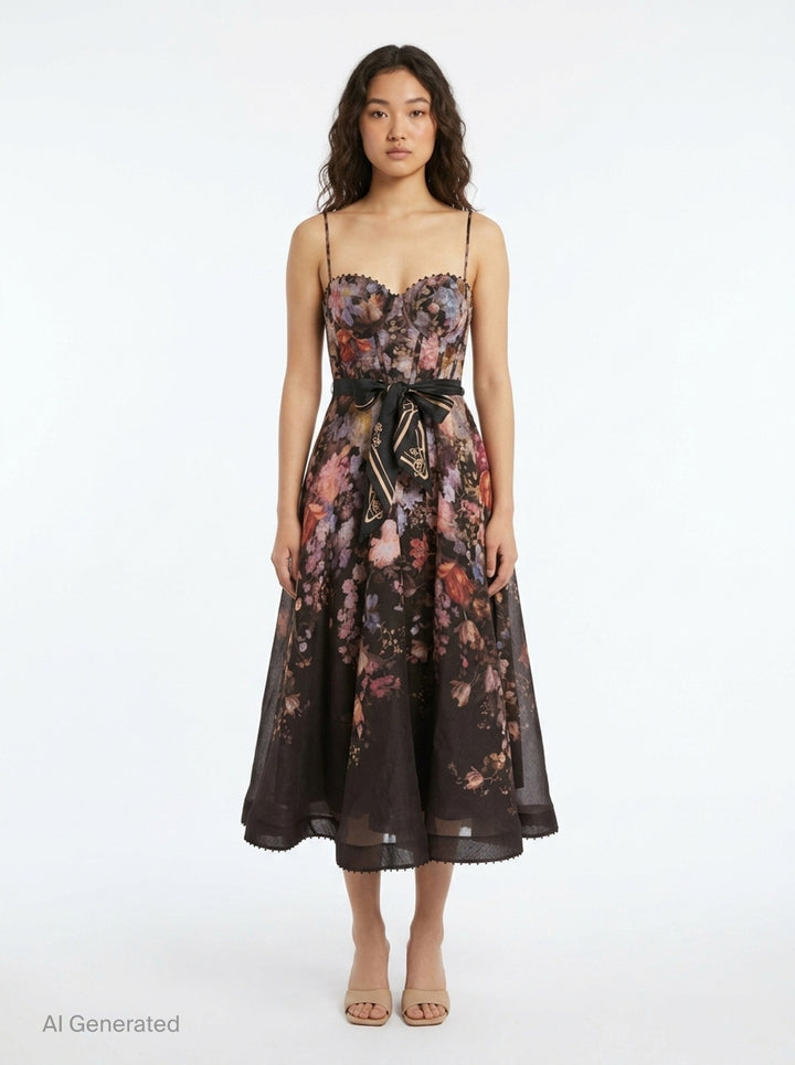 Valiant Corset Picnic Dress | Zimmermann | Club21 - front