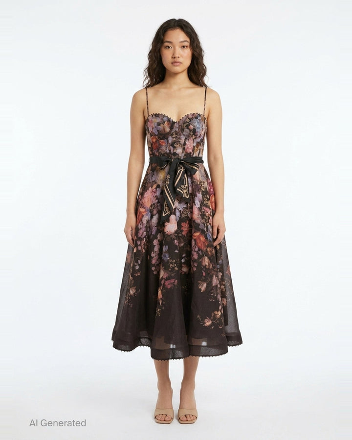 Valiant Corset Picnic Dress | Zimmermann | Club21 - front