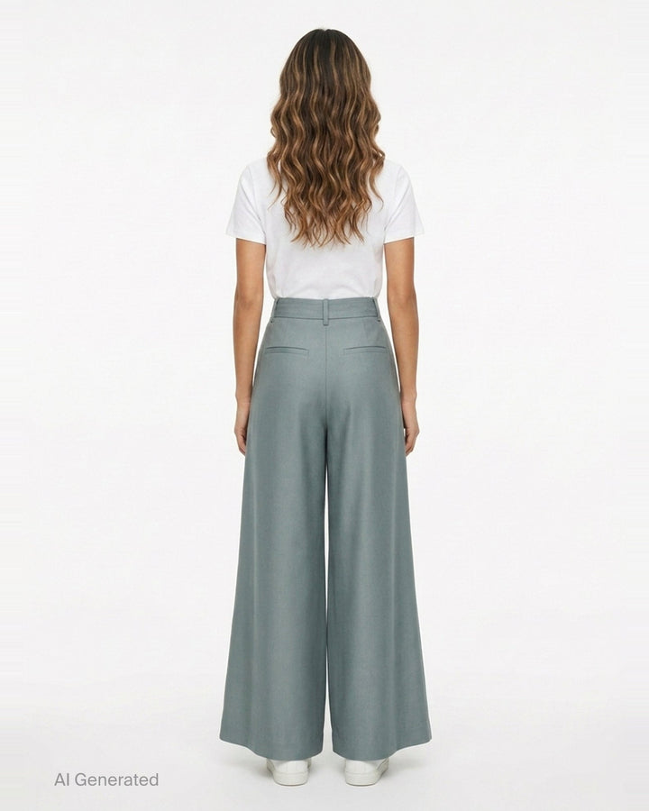 Wide Leg Pants | Zimmermann | Club21 - back