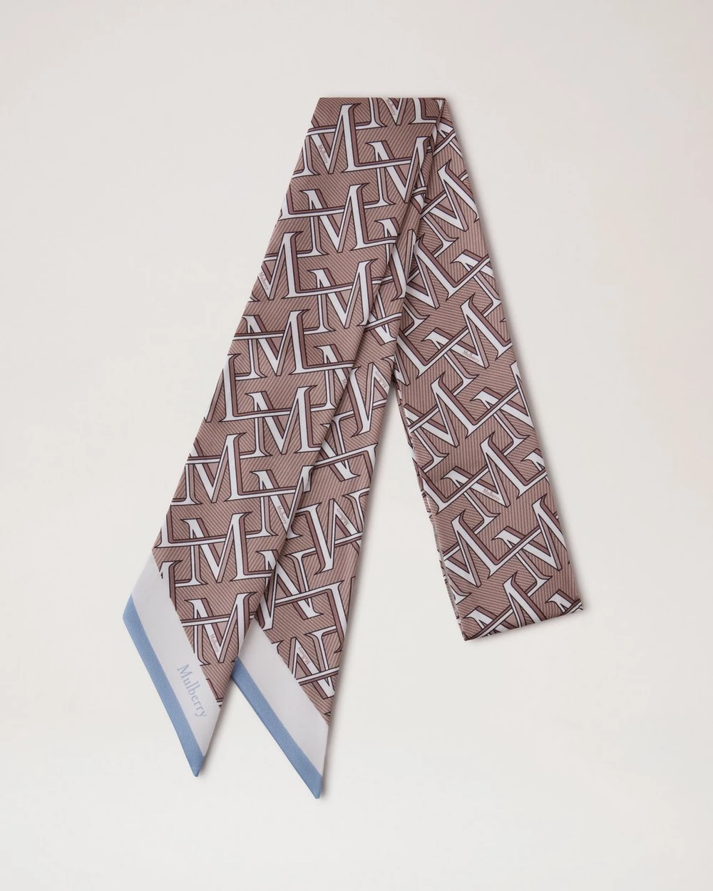 Mulberry Logo Twill Maple & Teak Recycled Polyester