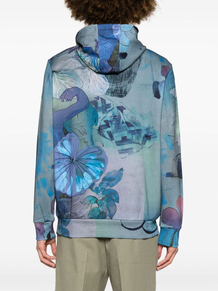 Mens Narcissus Print Hoodie