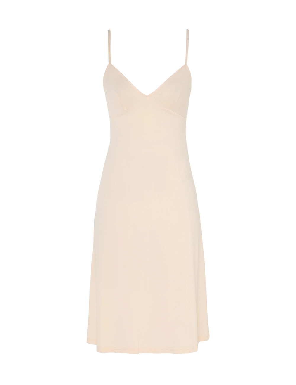 Natura V Neck Button Midi Dress