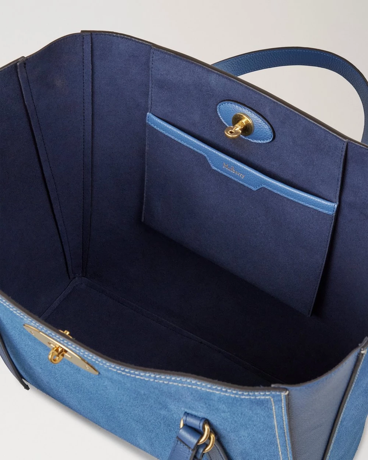 Bayswater Tote Indigo Denim Suede