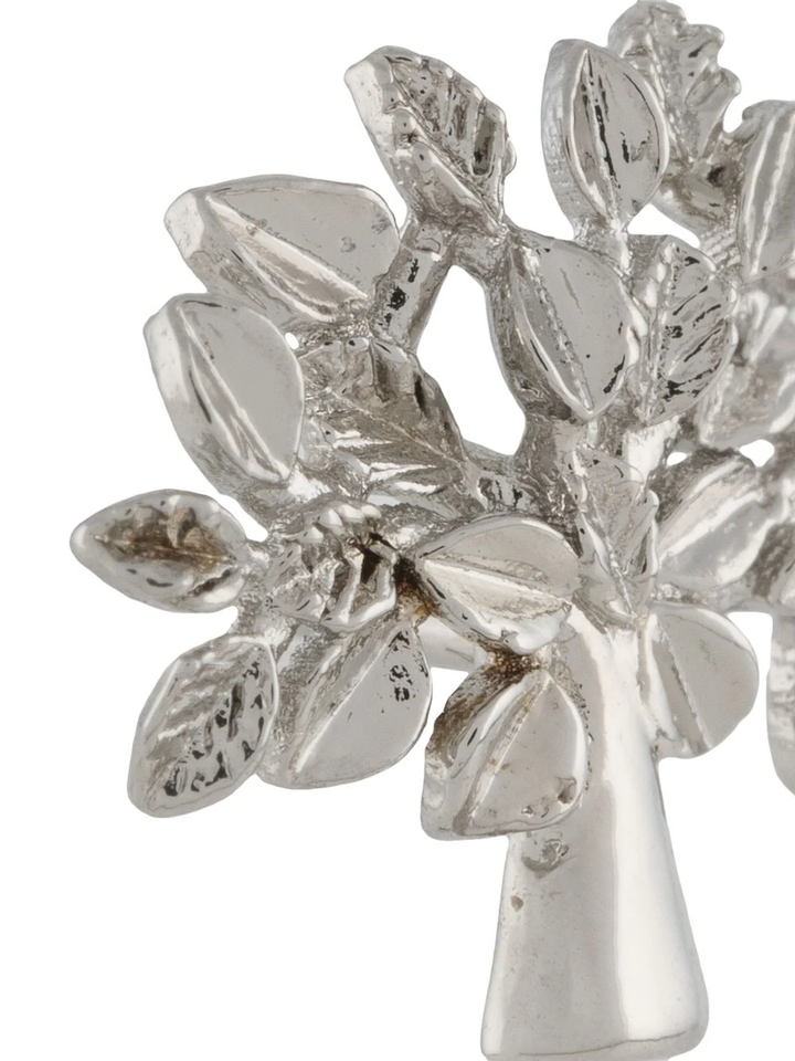 Mulberry 樹形耳環 純銀 銀