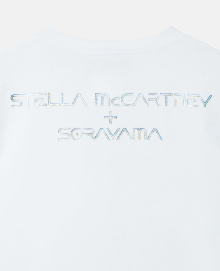 Stella McCartney + Sorayama Vitruvian 女款超大有機棉 T 卹