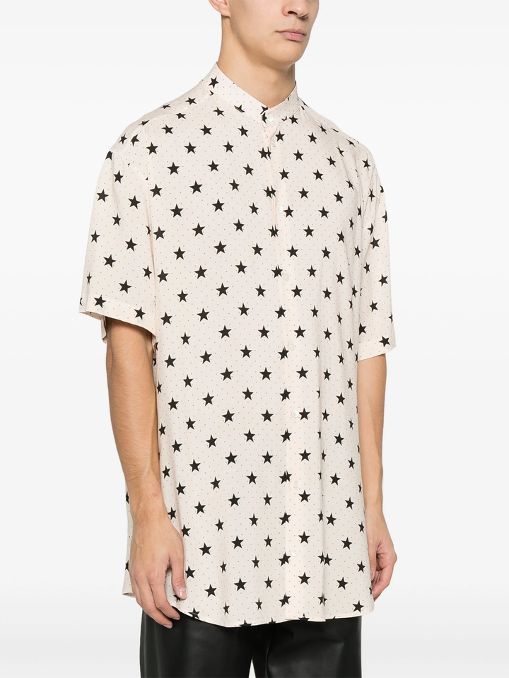 星星印花襯衫