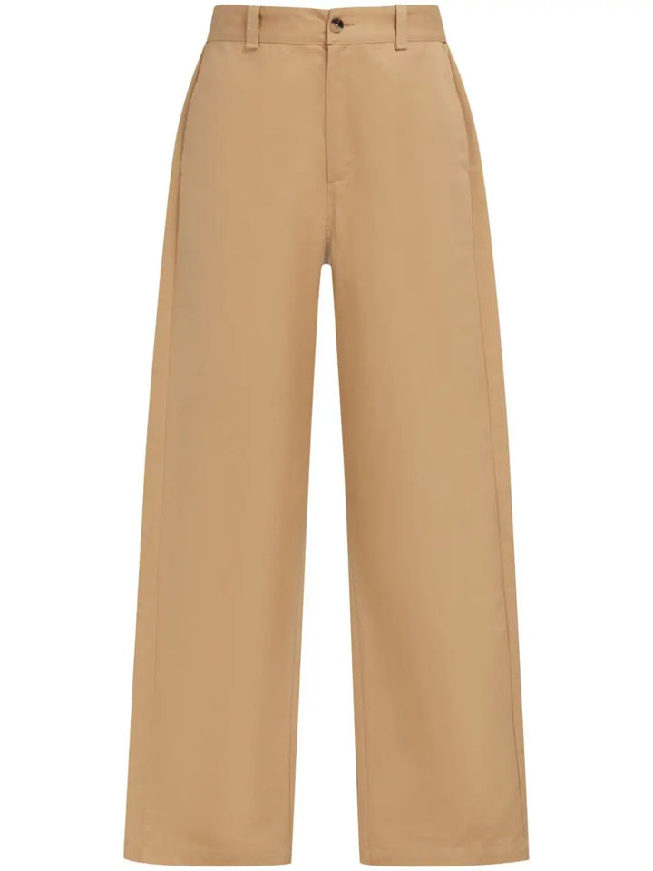 Pants In Cotton Gabardine