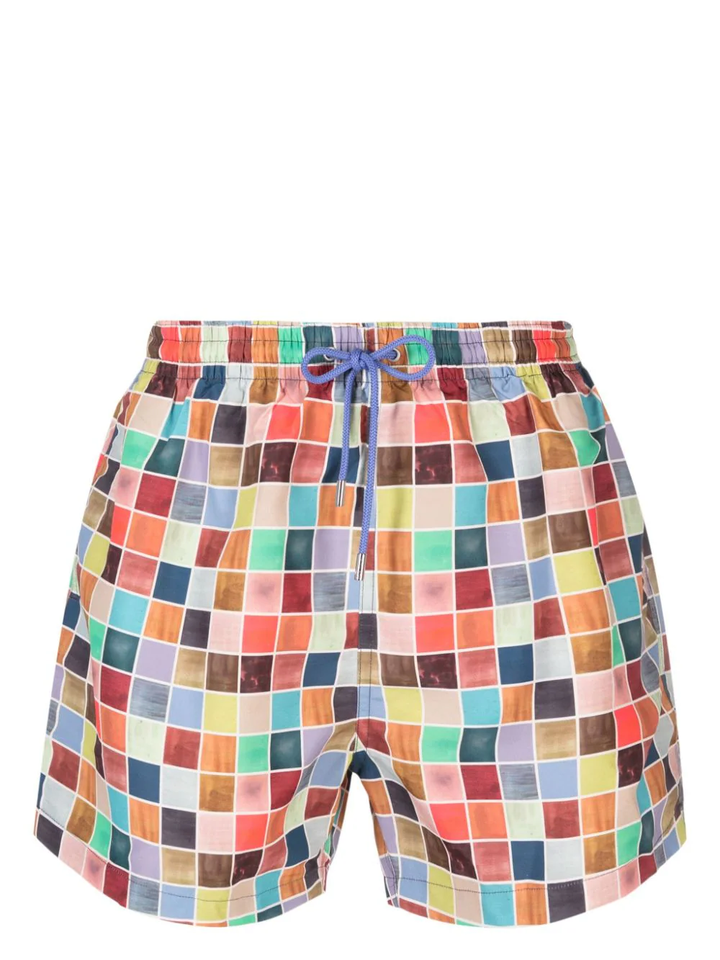 Men Swim Shorts Ink Square