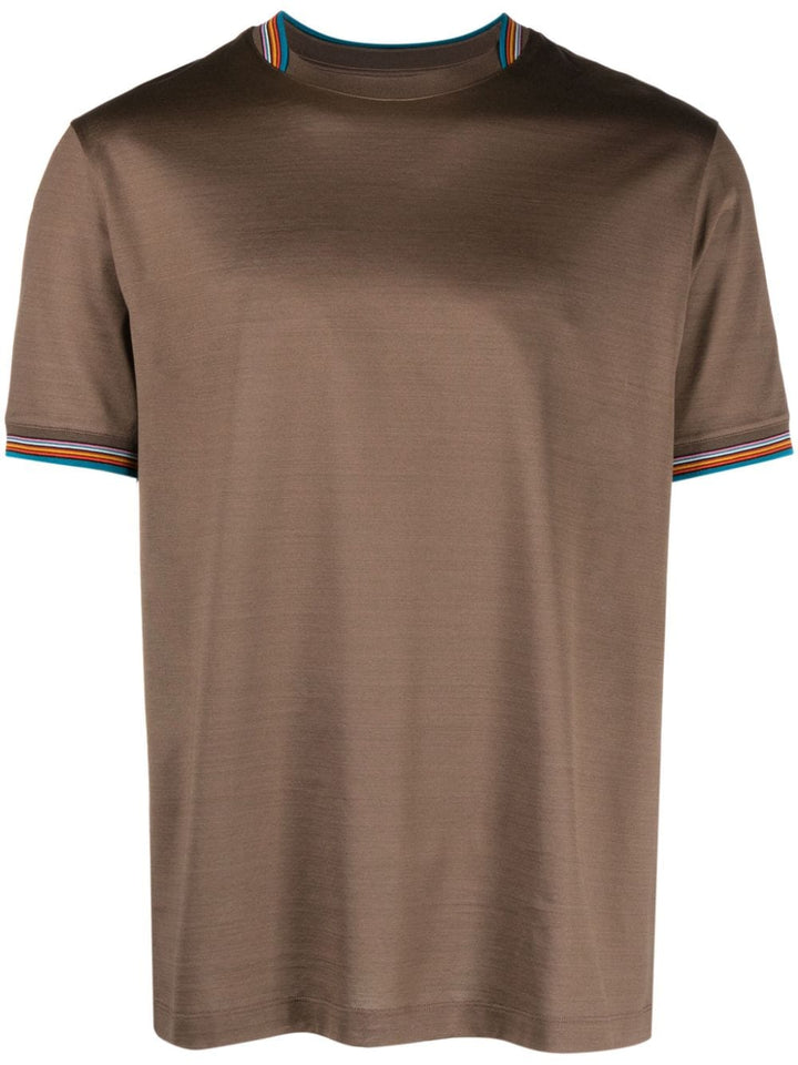 Mens Stripe Detail T-Shirt