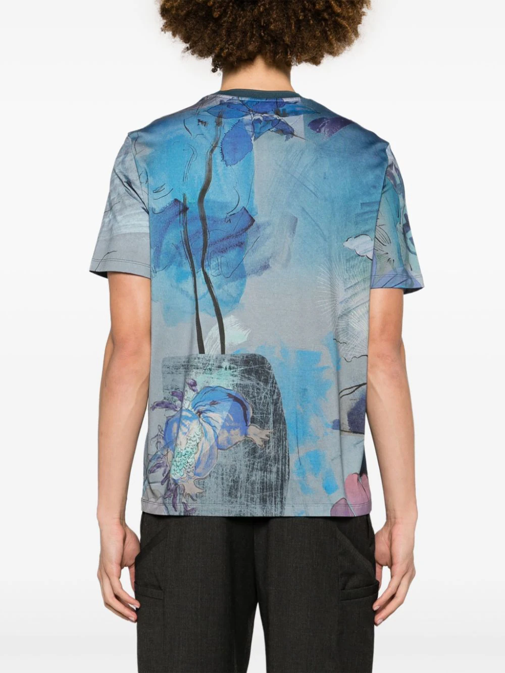 Mens Narcissus Print T-Shirt