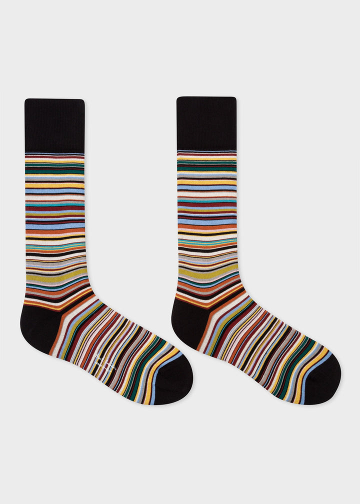 Men Sock Signature Stripe