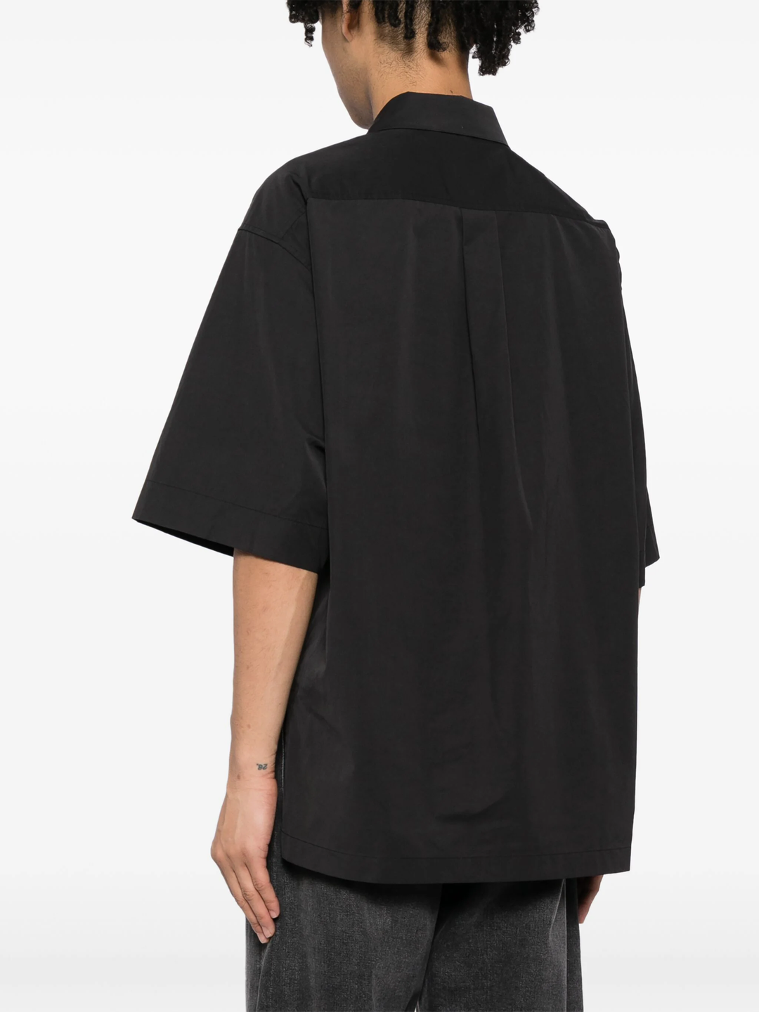 Short Sleeve Shirt In Technical Cotton