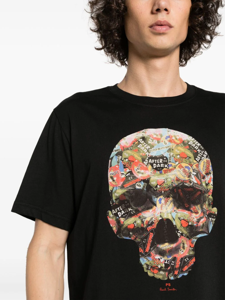 Mens Regular Fit T-Shirt Skull