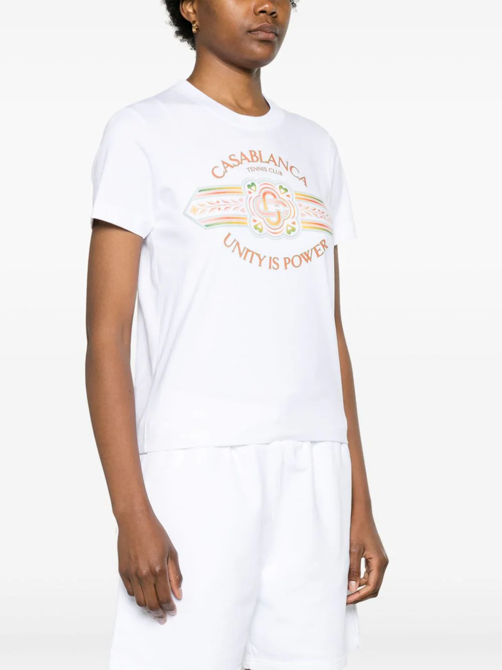 Unity Is Power Printed Fitted Tee