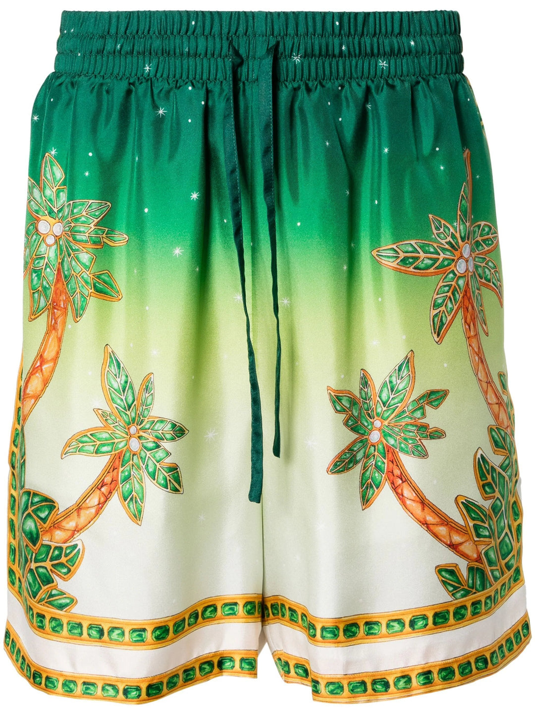 Unisex Silk Shorts With Drawstring