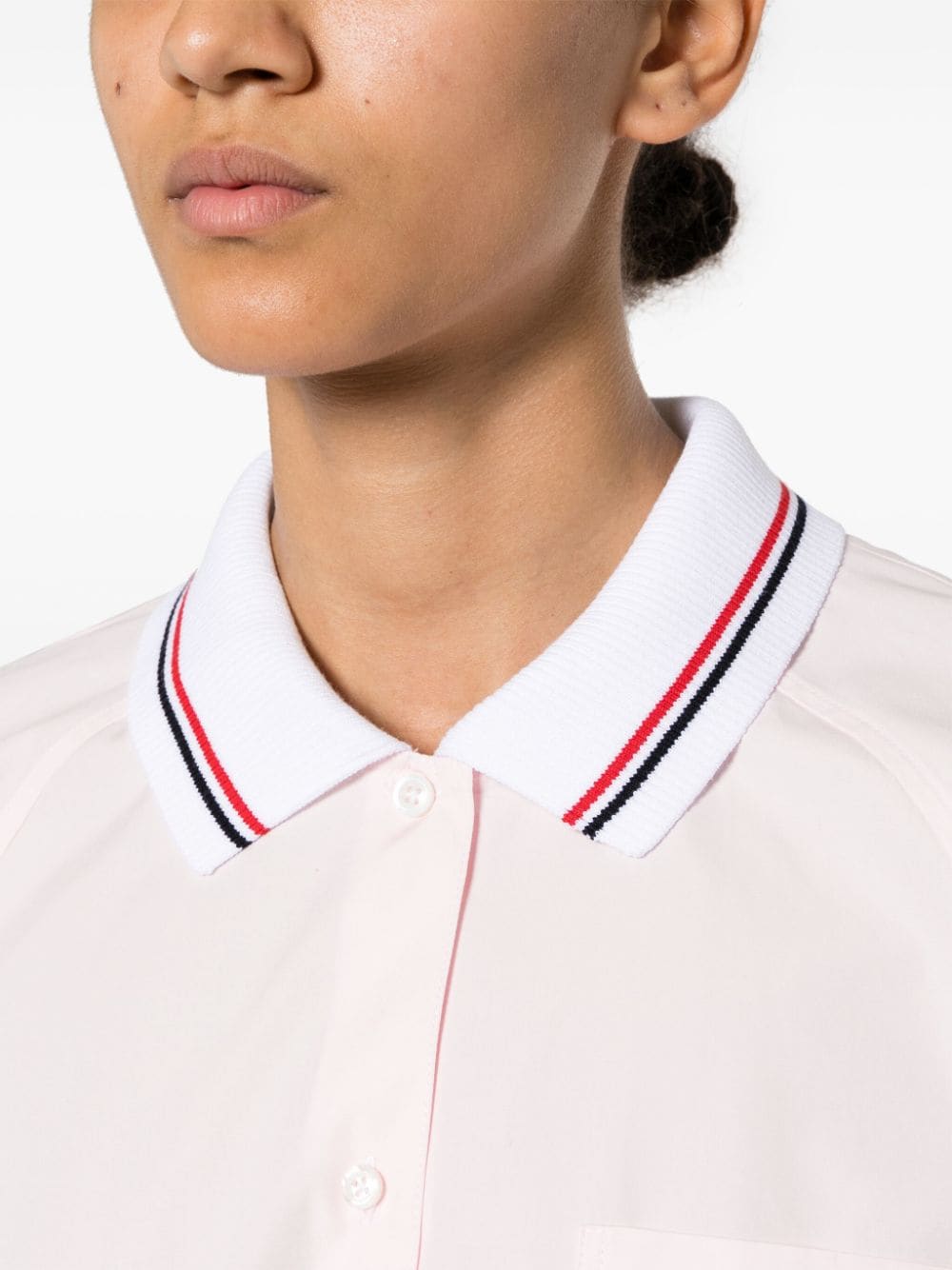 Box Pleat Point Collar Shirt