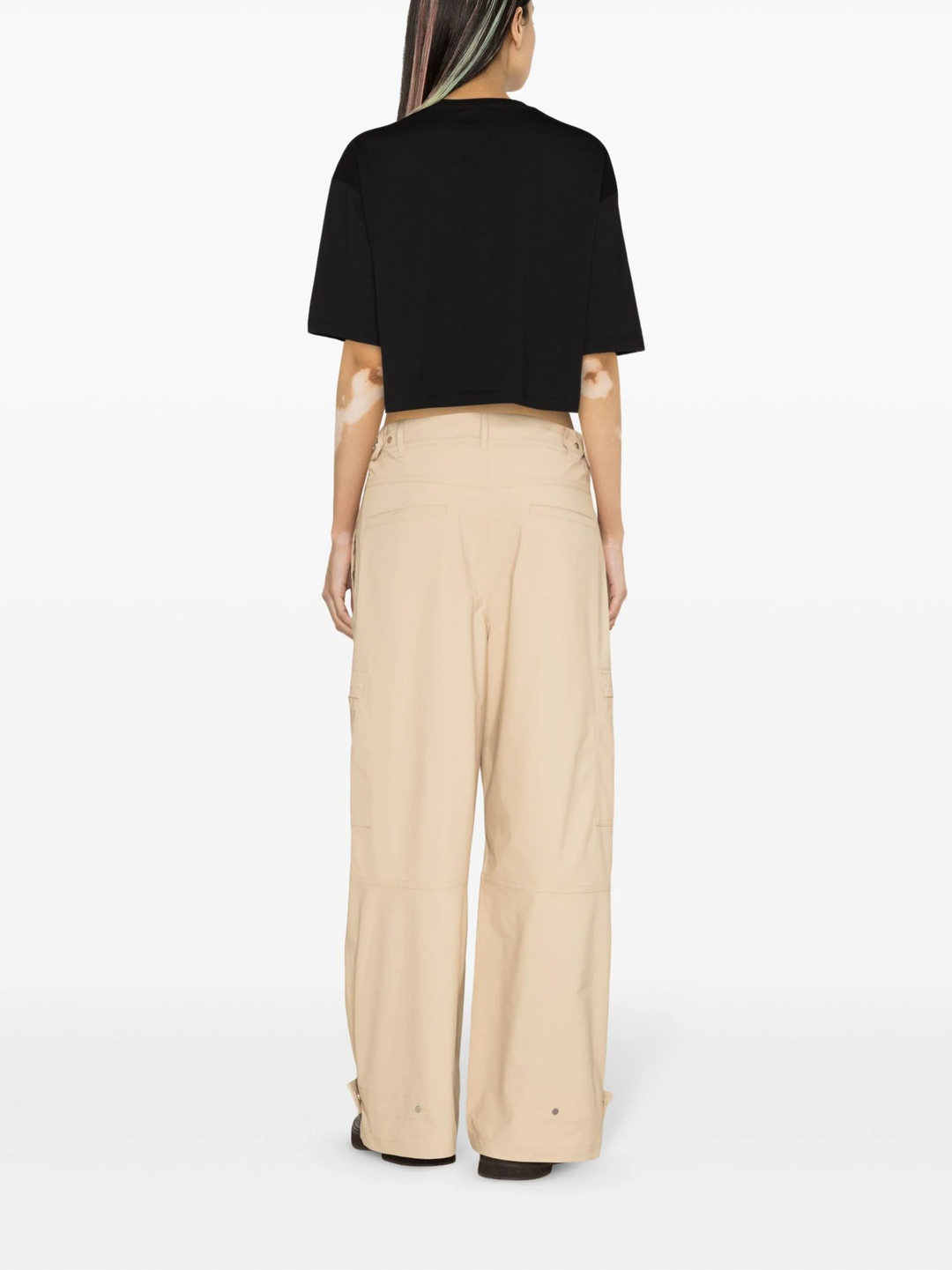 Balmain Laminated Cropped T-Shirt