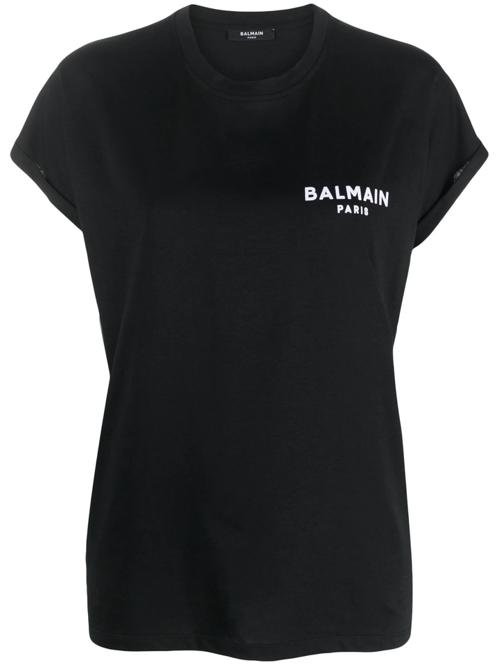 Balmain 植絨細節 T 卹