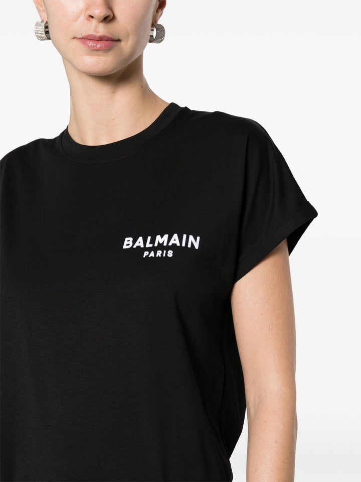 Balmain 植絨細節 T 卹