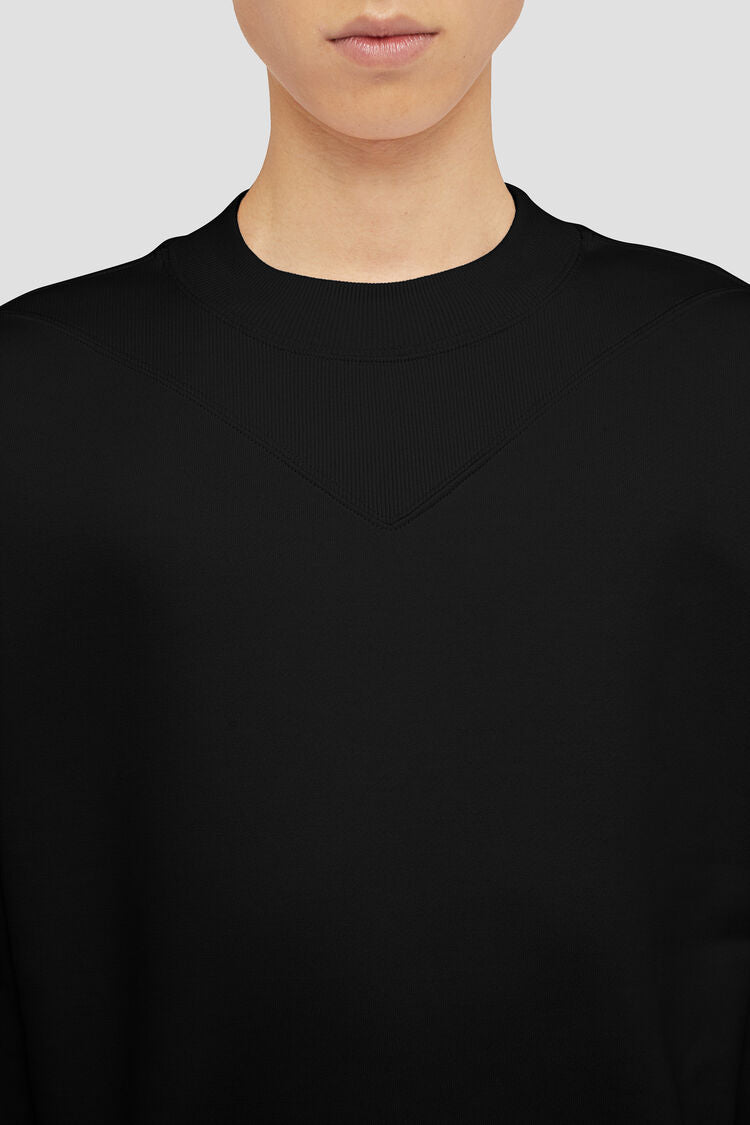 Rib Neckline Sweatshirt