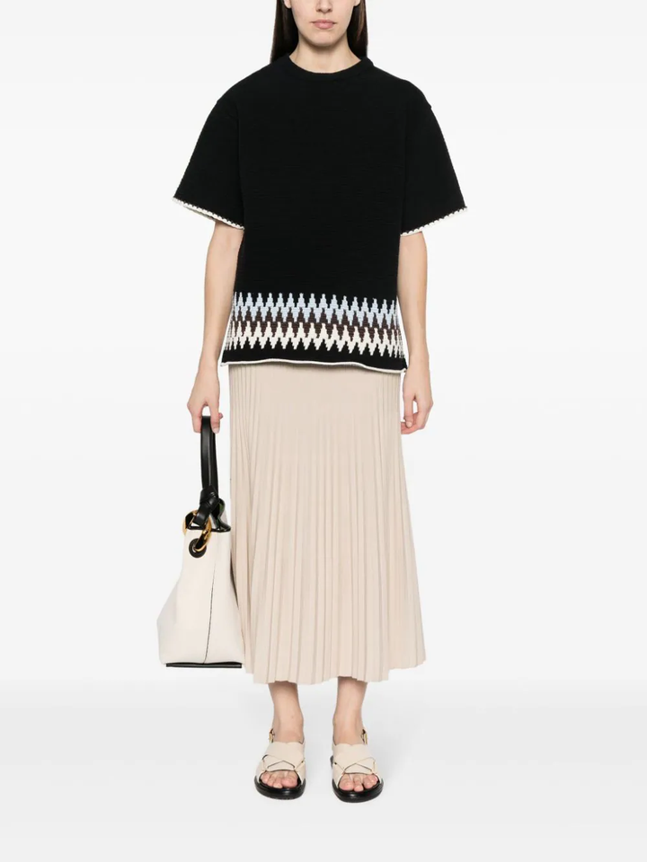 紋理縫線再生棉上衣