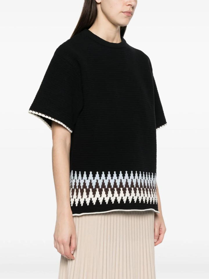 紋理縫線再生棉上衣