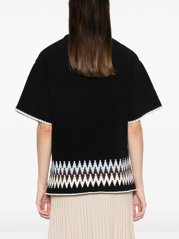 紋理縫線再生棉上衣